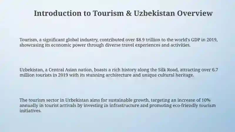Uzbekistan Tourism: A Comprehensive Overview 3