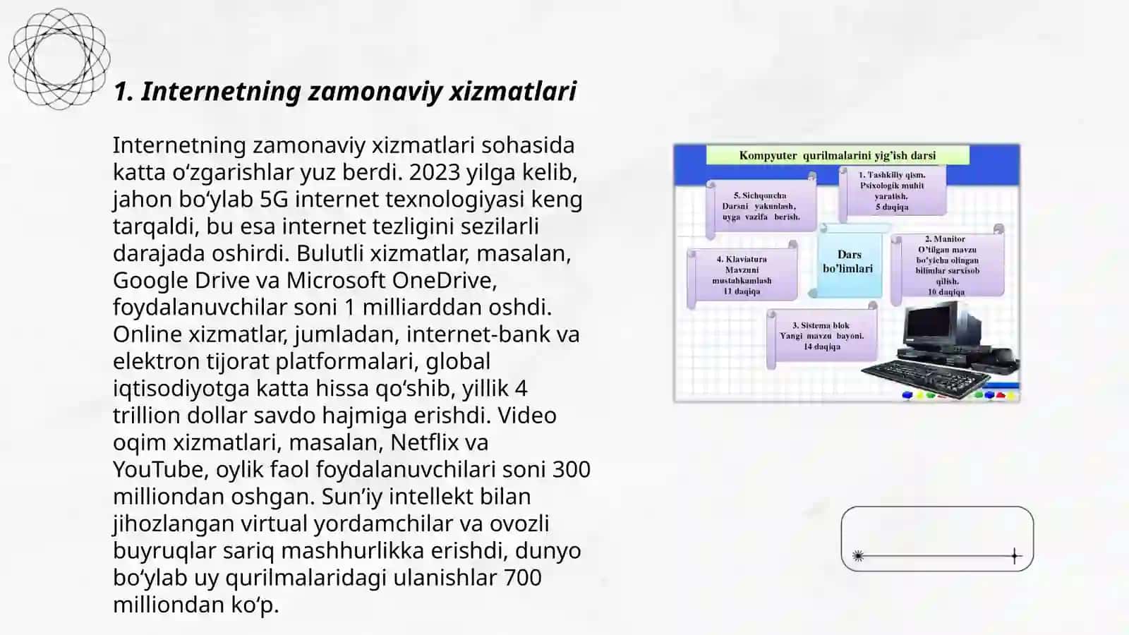 Internetning zamonaviy xizmatlari 3