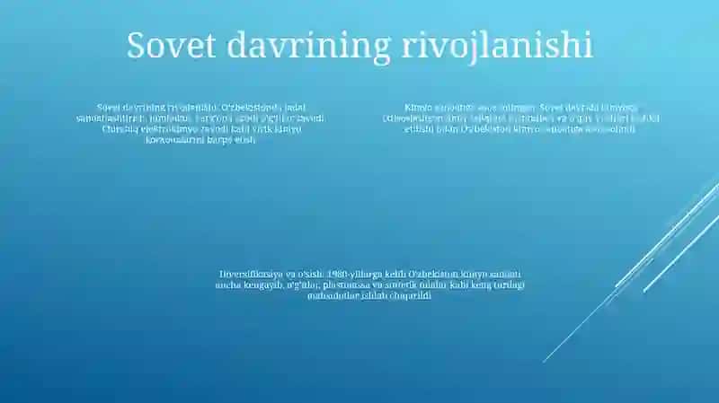 O'zbekistonda Kimyo Sanoatini Shakllanishi Va Rivojlanishi 3