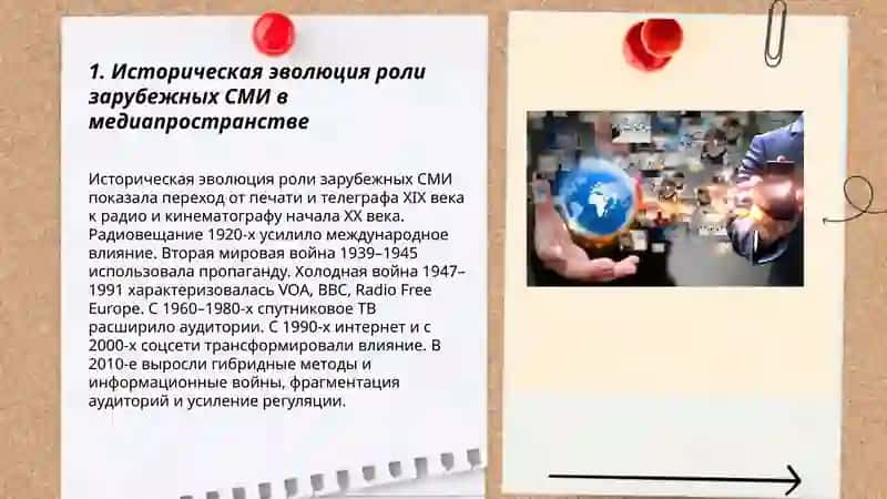 Роль зарубежных СМИ в медиапространстве 3