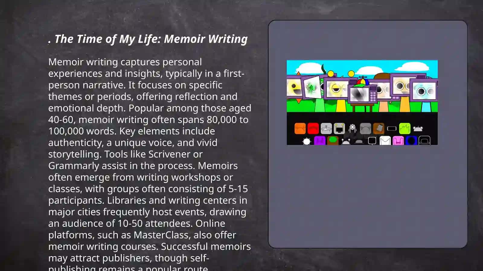 The Time of My Life: Memoir Writing 3