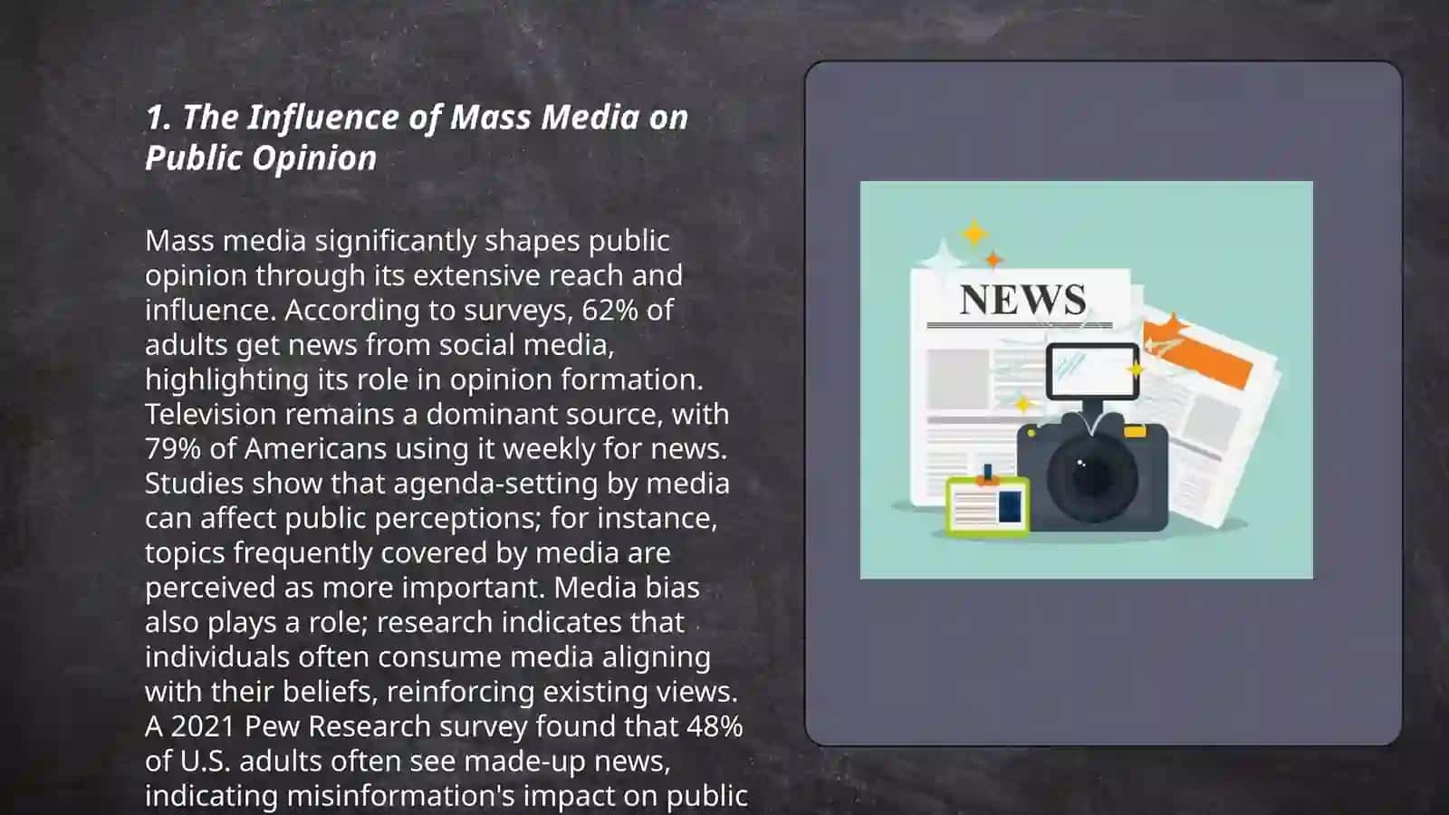 The role of Mass media 3