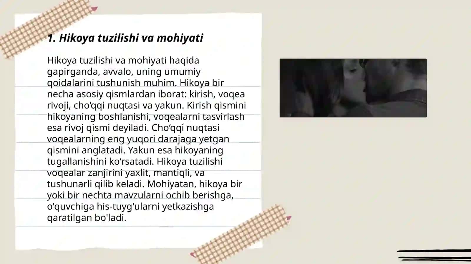 Ogʻzaki hikoya va yozma insho darslari 3