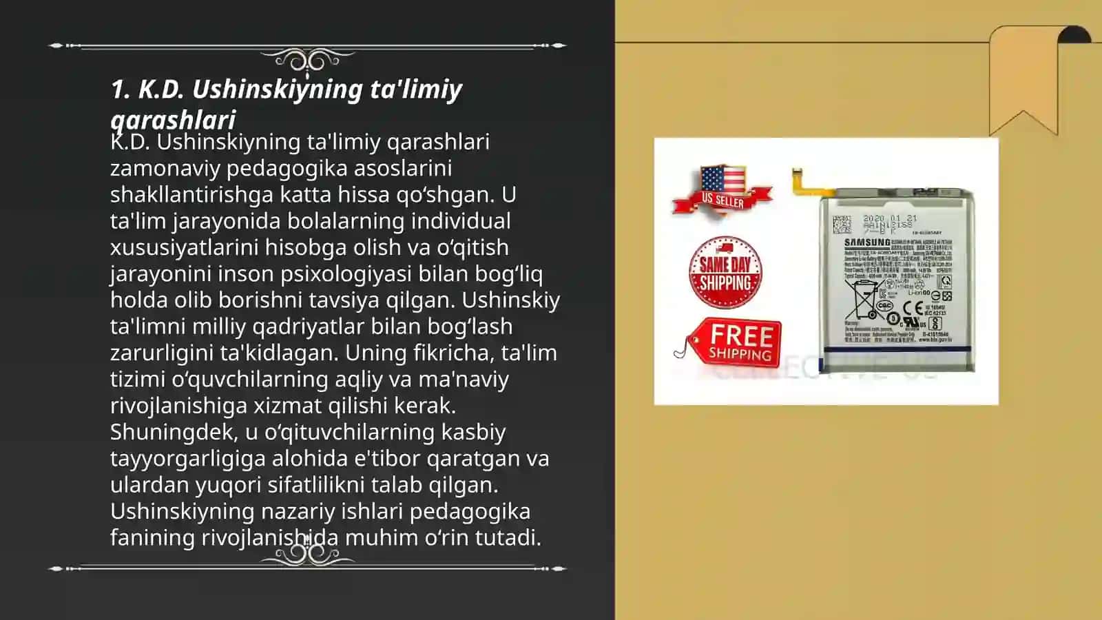 K.D. Ushinskiyning Didaktik talimoti 3