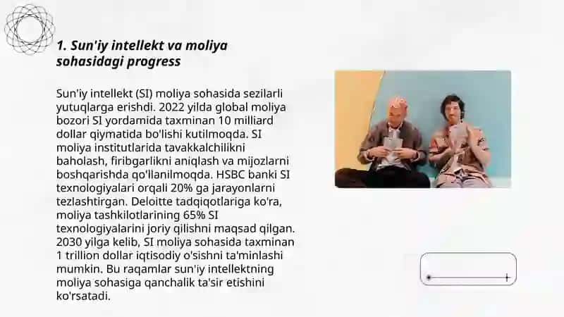 Sun'iy intellekt va moliya sohasidagi progress 3