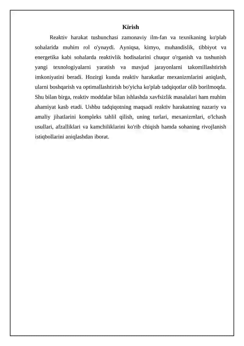 Reaktiv harakat 3