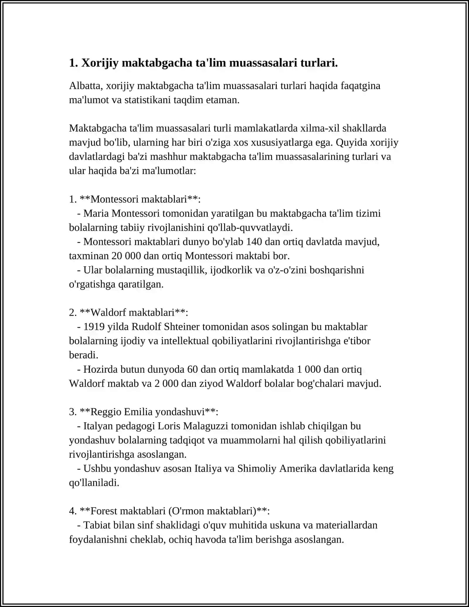 XORIJIY TA'LIM MUASSASALARI TURLARI 3