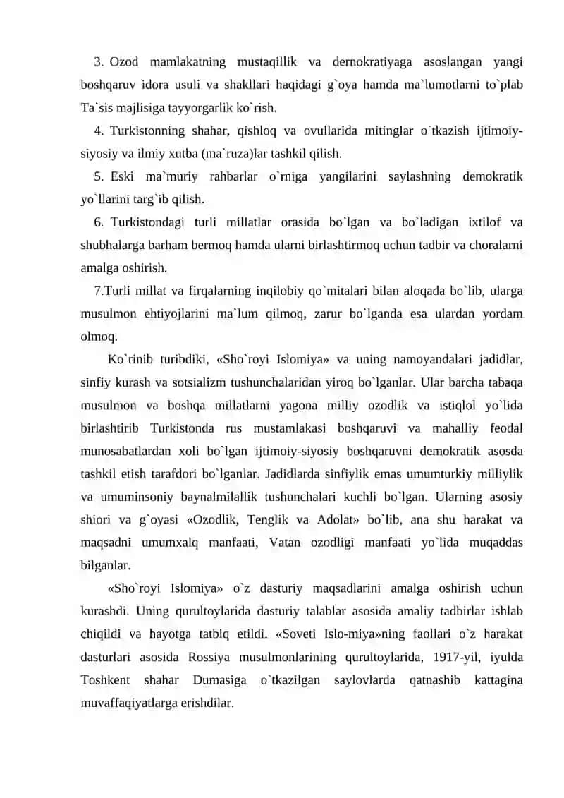 SHO`ROYI ISLOMIYA (1917-1918) 3