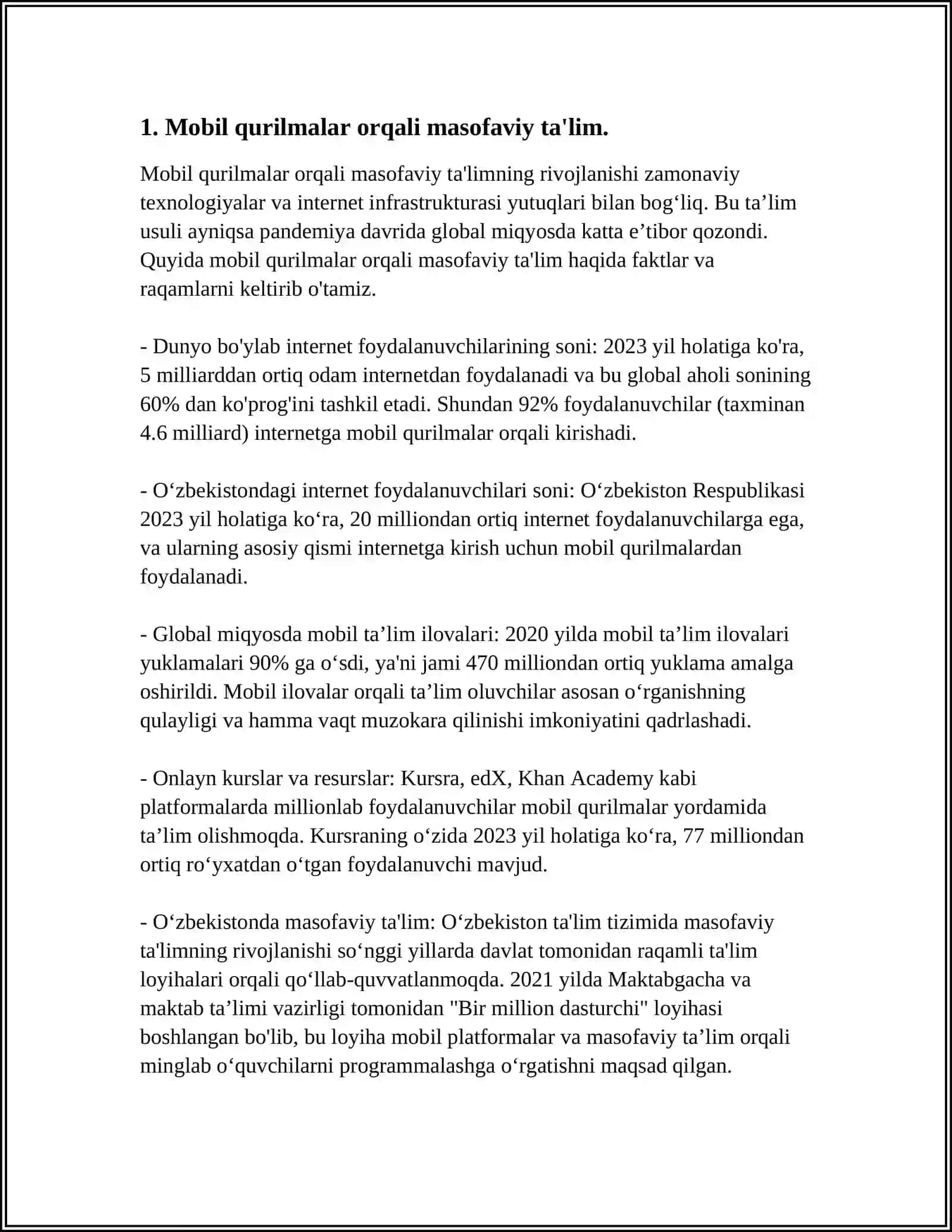 MOBIL IJTIMOIY MEDIANING TALIM TIZIMIGA TASIRI 3