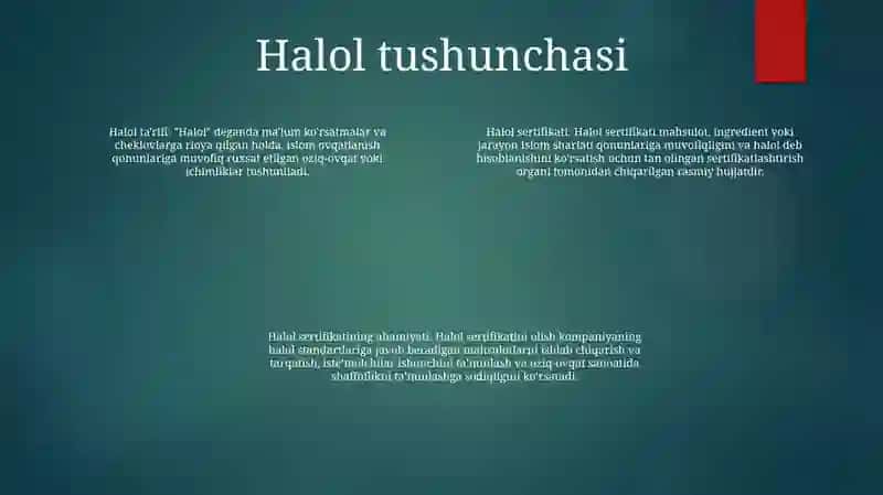 Halol sertifikati 3