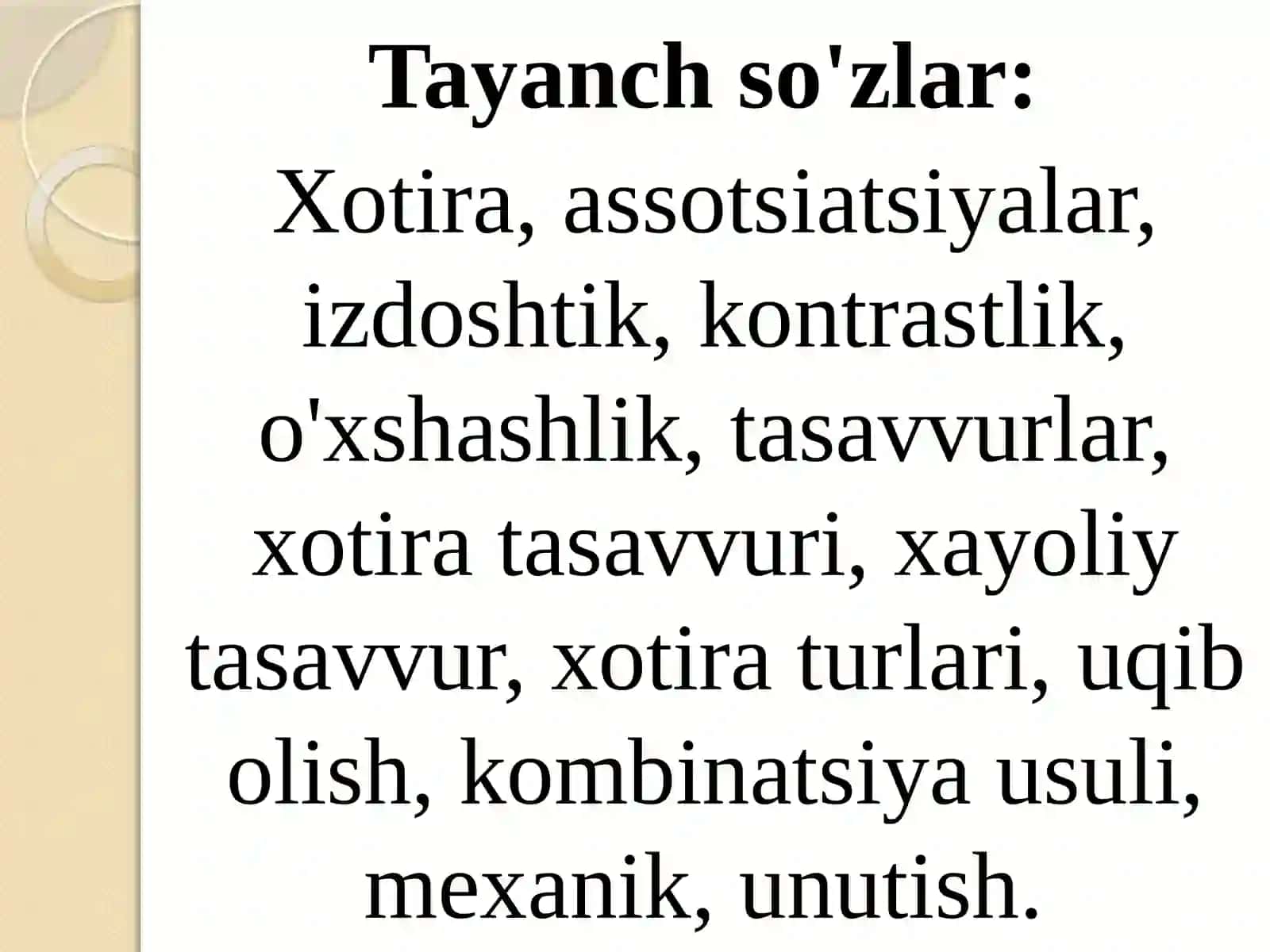 9-Mavzu: XOTIRA 3