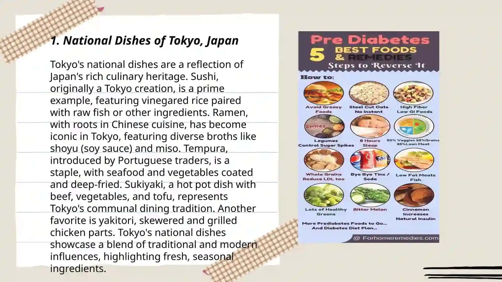 National dishes of Tokyo, Japan 3