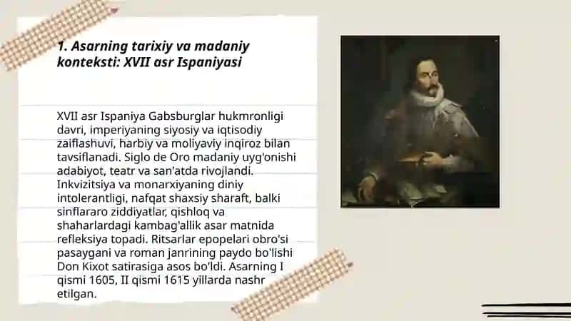 Miguel Servantes. “Don Kixot” romani 3