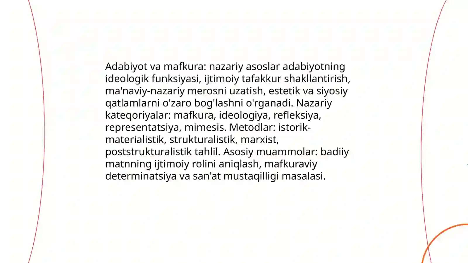 Adabiyot va mafkura: nazariy asoslar 3