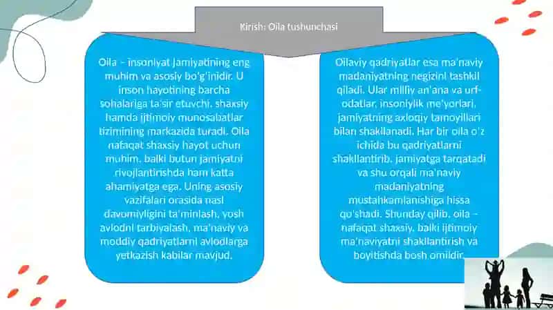 Oiladagi ta'lim 3
