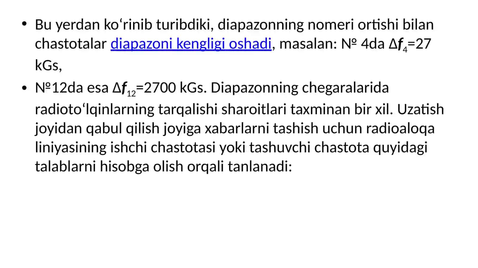 Kanallar va to‘lqinlarning tarqalishi 3