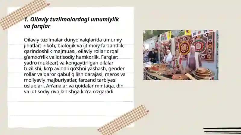 Dunyo xalqlari madaniyatidagi umumiylik va farqlari 3