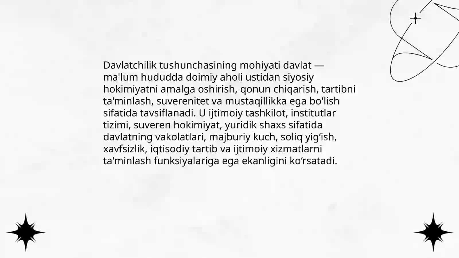 Davlatchilik Tushunchasi 3