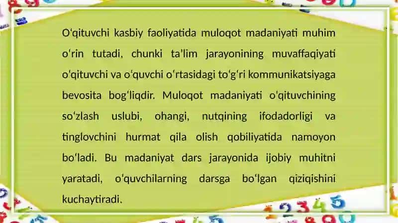 Pedagogik mahorat fanidan tayyorlagan taqdimoti 3