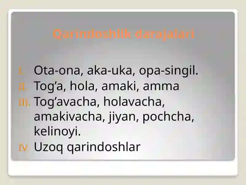 Qarindoshlar o`rtasidagi nikohning salbiy oqibatlari 3