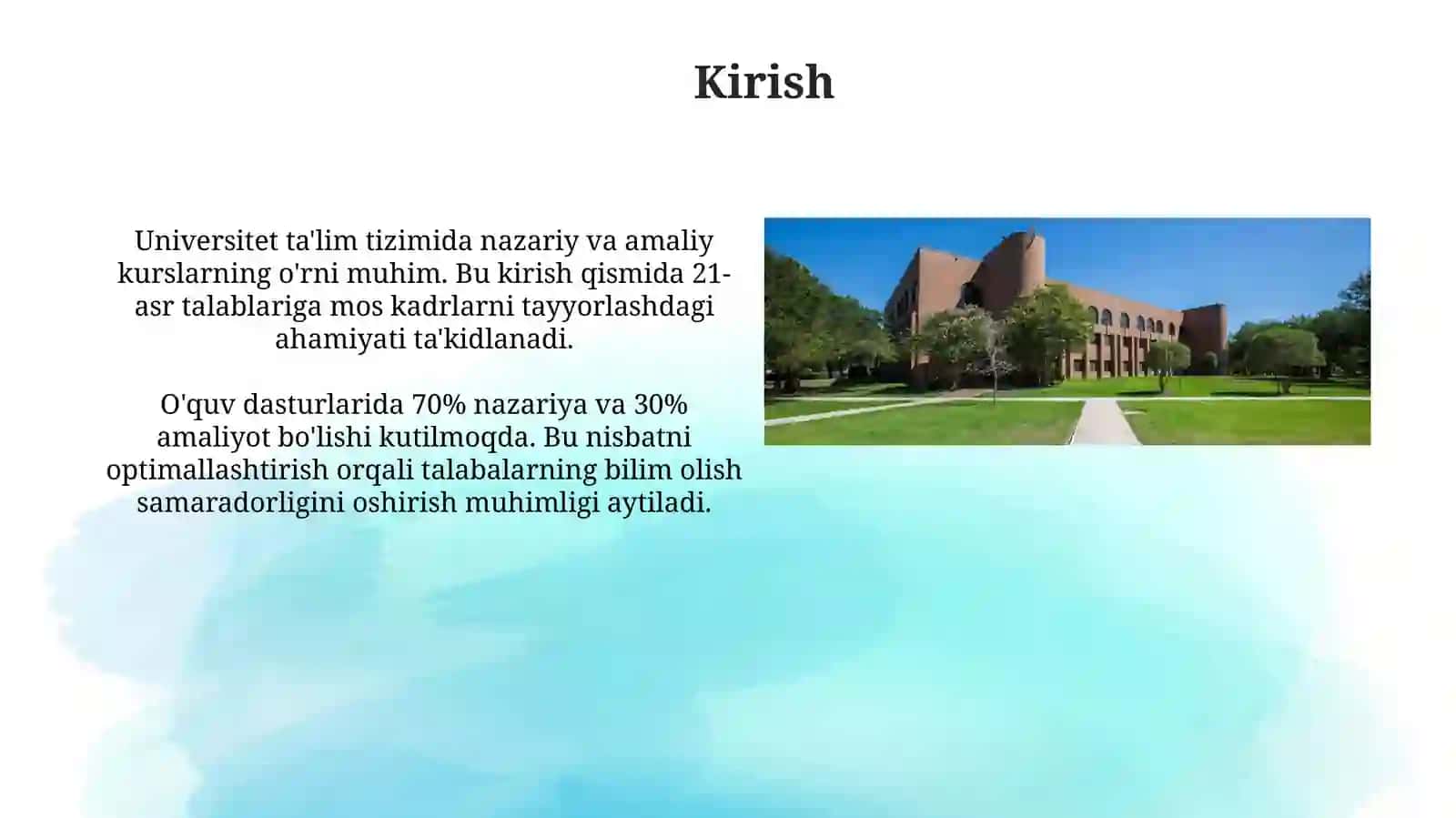 Nazariy va Amaliy Kurslar 3