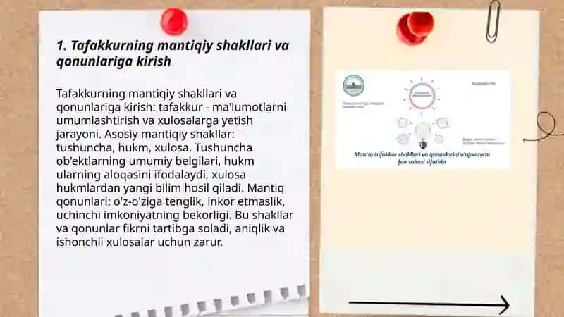 Tafakkurning mantiqiy shakllari va qonunlari 3