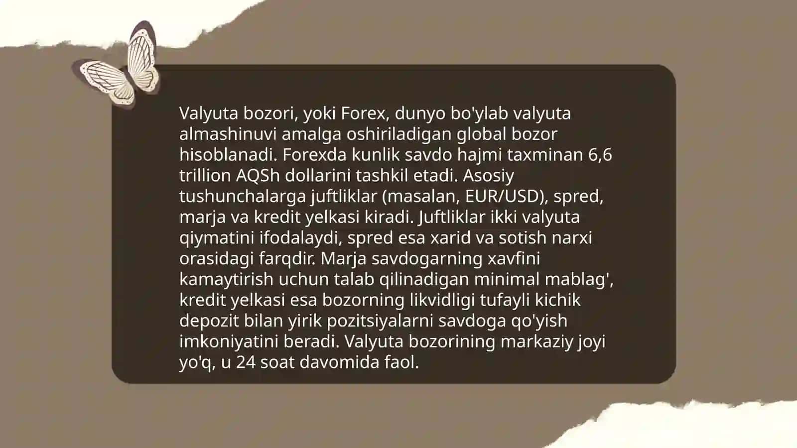 Valyutalar bozori 3