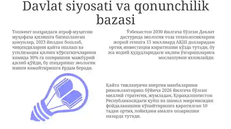 O'zbekistonning yashil iqtisodiyotga oid tashabbuslari 3