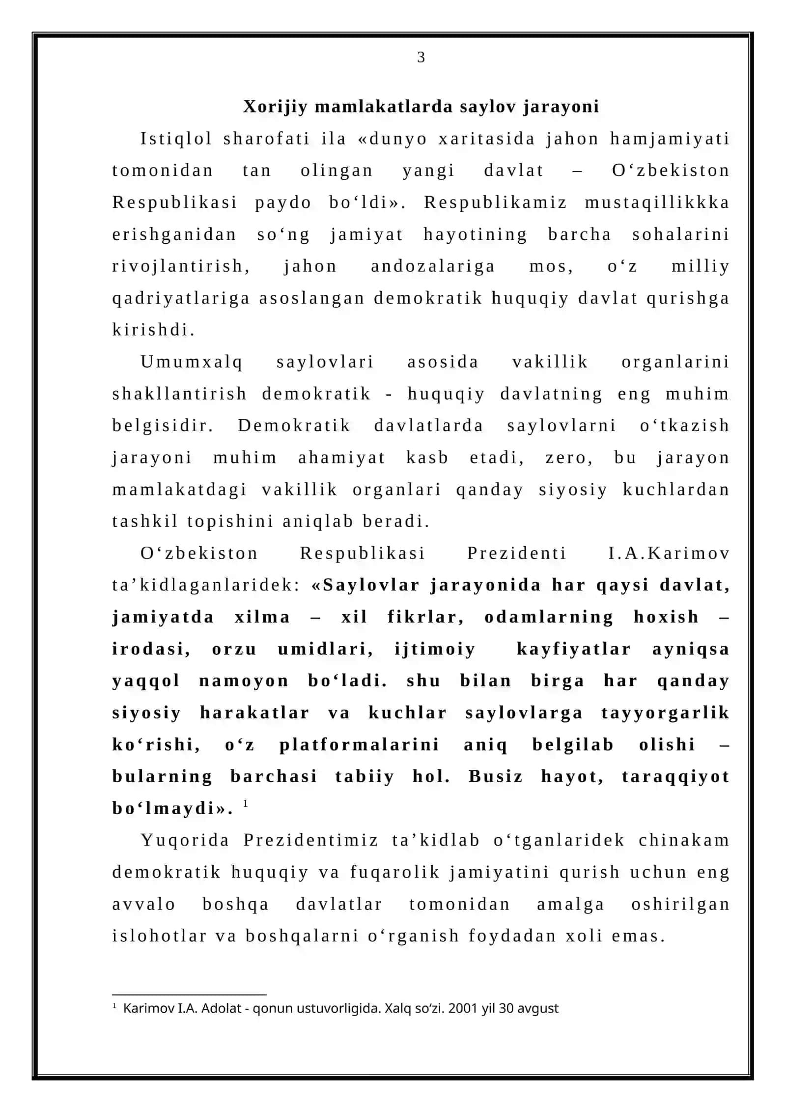 XORIJIY MAMLAKATLARDA SAYLOV JARAYONI 3
