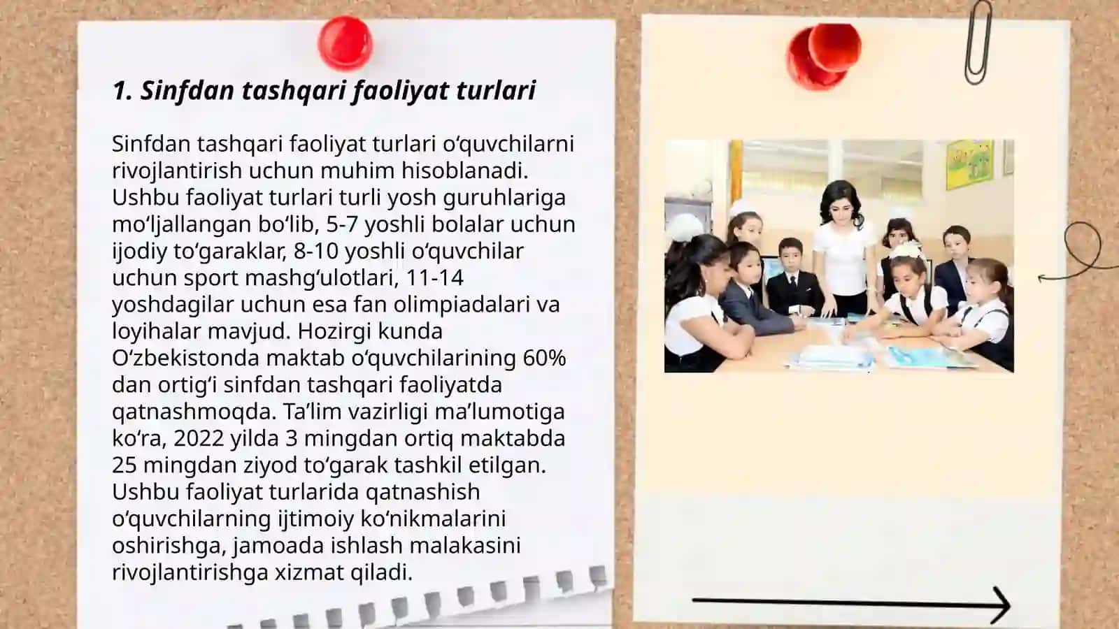 Sinfdan tashqari faoliyat turlari 3