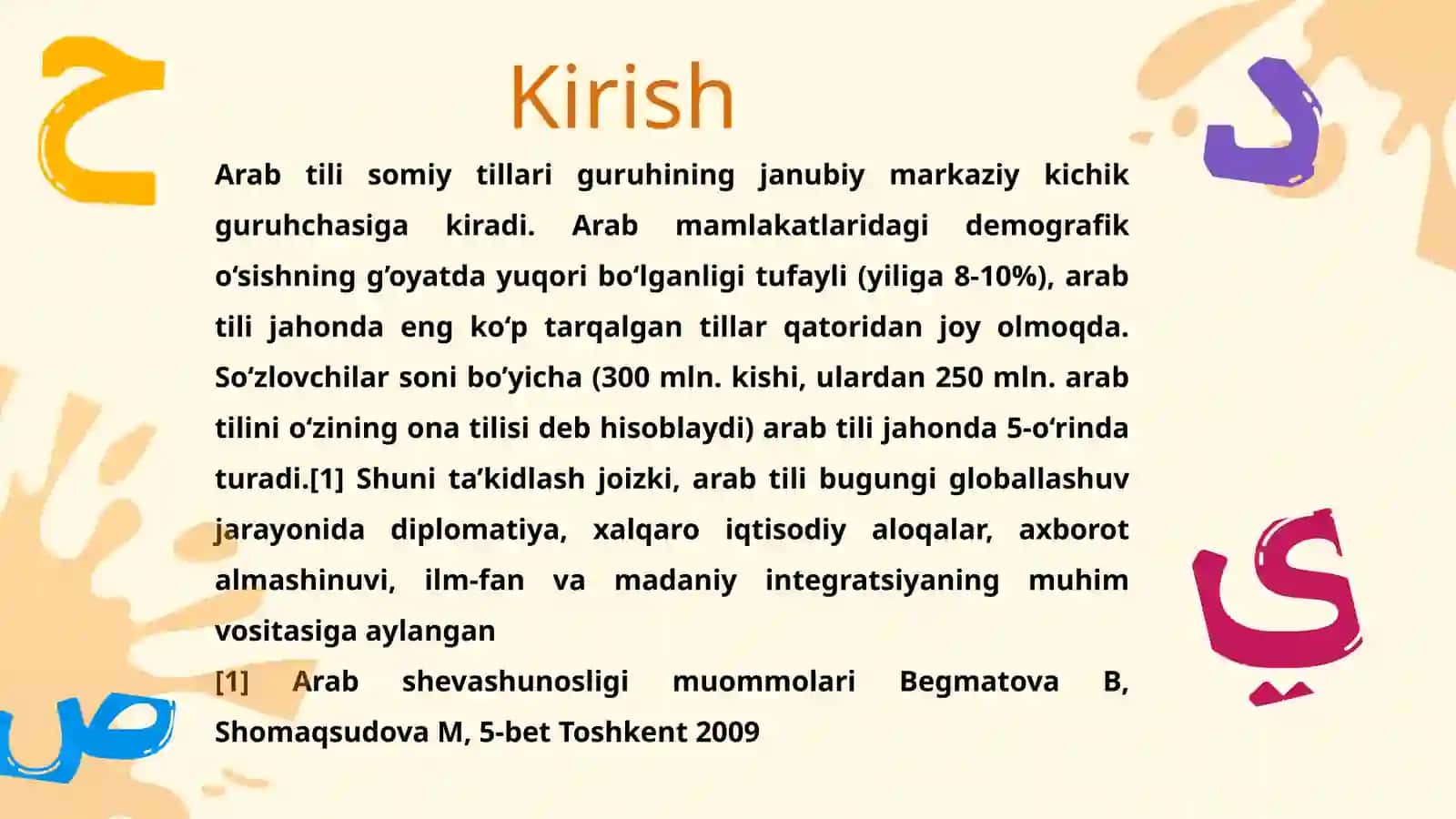 Raqamlashtirish asrida arab tili 3