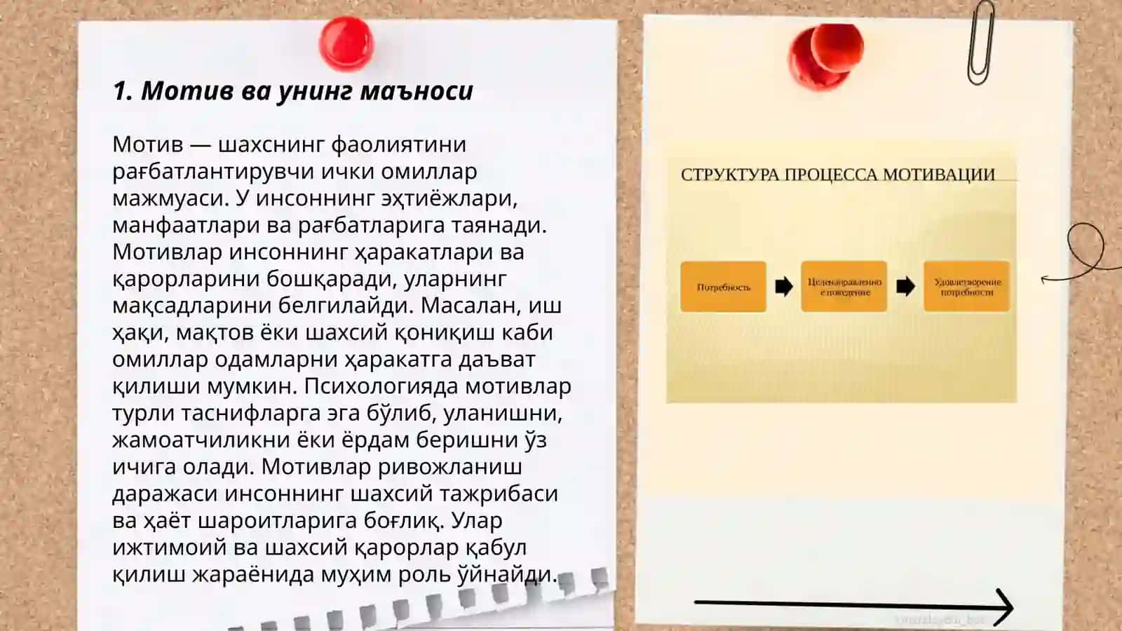 Мотив ва мотиватциялар 3