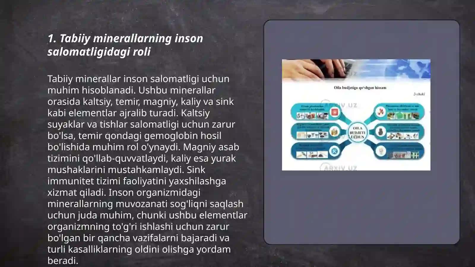 Tabiiy Minerallarning Inson Hayotidagi Ahamiyati 3