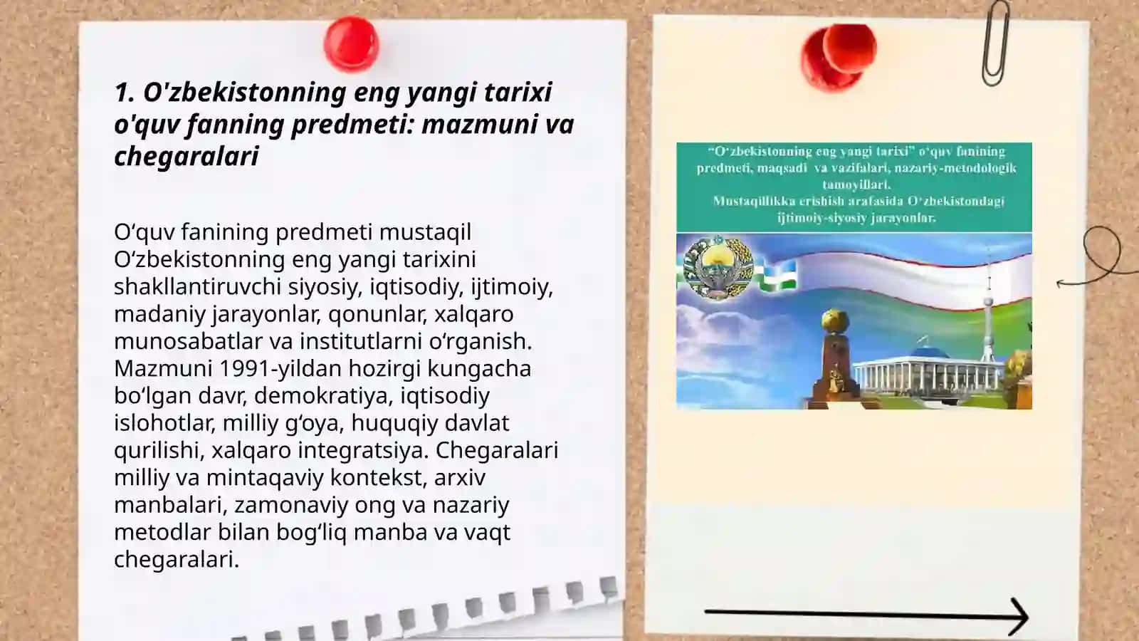 O'zbekistonning eng yangi tarixi: o'quv fanning predmeti maqsadi va vazifalari nazariy metodologik tamoyillari 3