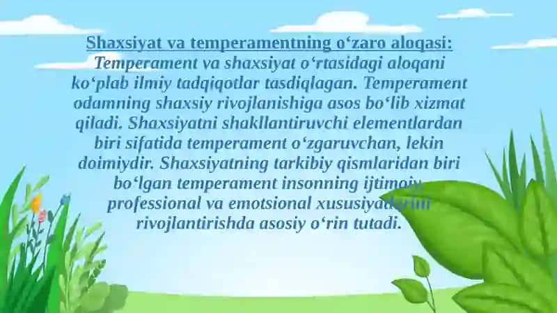 Temperament xususiyatlarining mutaxassis shakllanishdagi roli 3