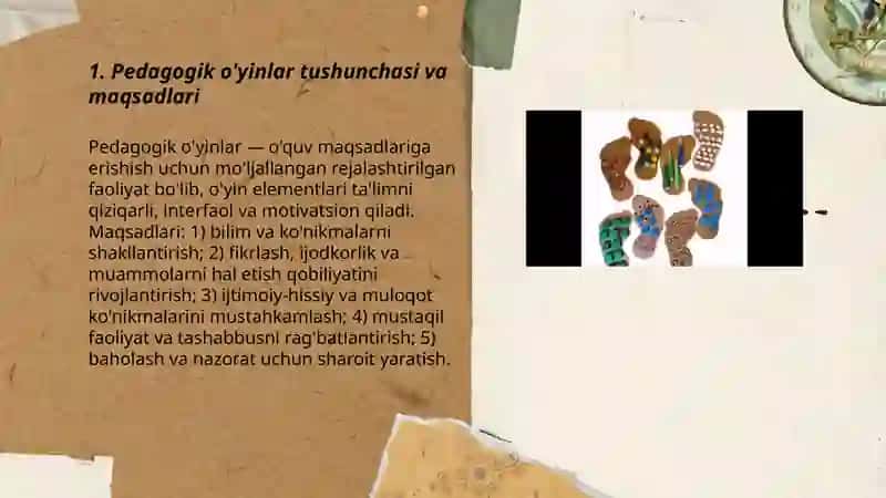 Pedagogik o'yinlar tipologiyasi 3