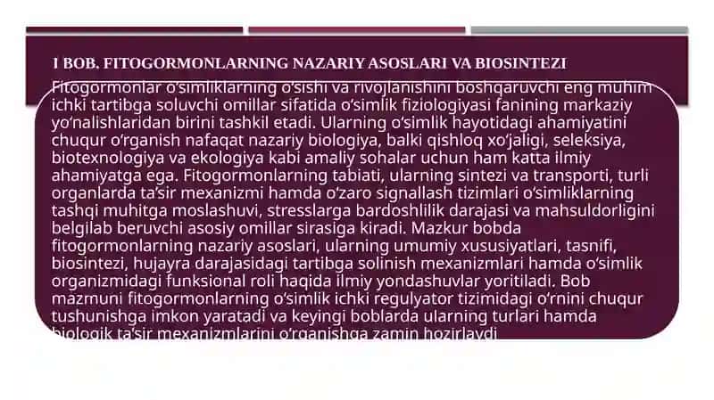 Fitogormonlar va ularning turlari 3