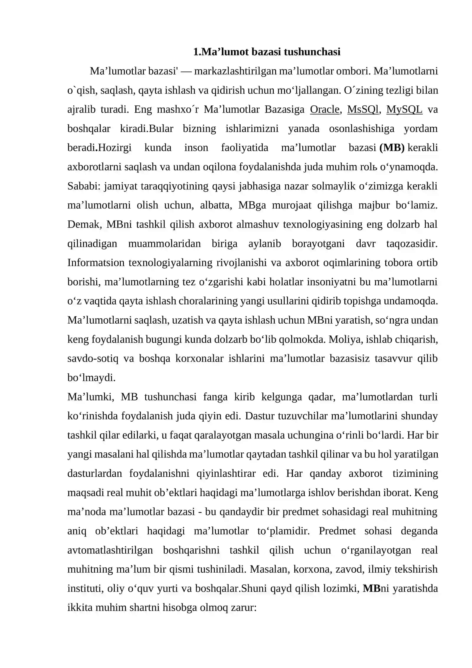 Kafedra MB loyihalash mavzusida 3