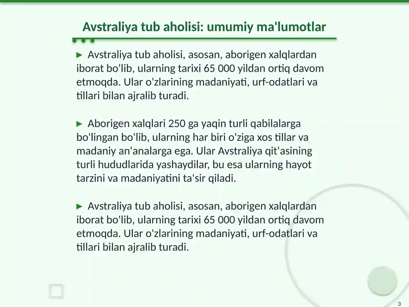 Avstralya va tasmanya xalqlari 3