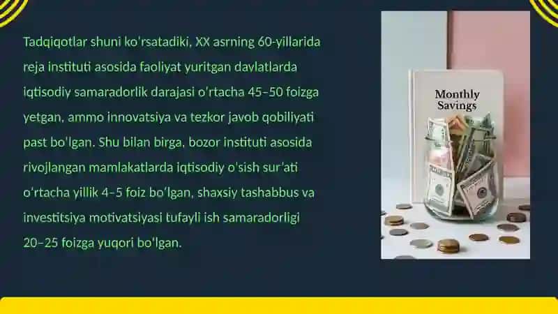 Reja instituti va bozor instituti 3