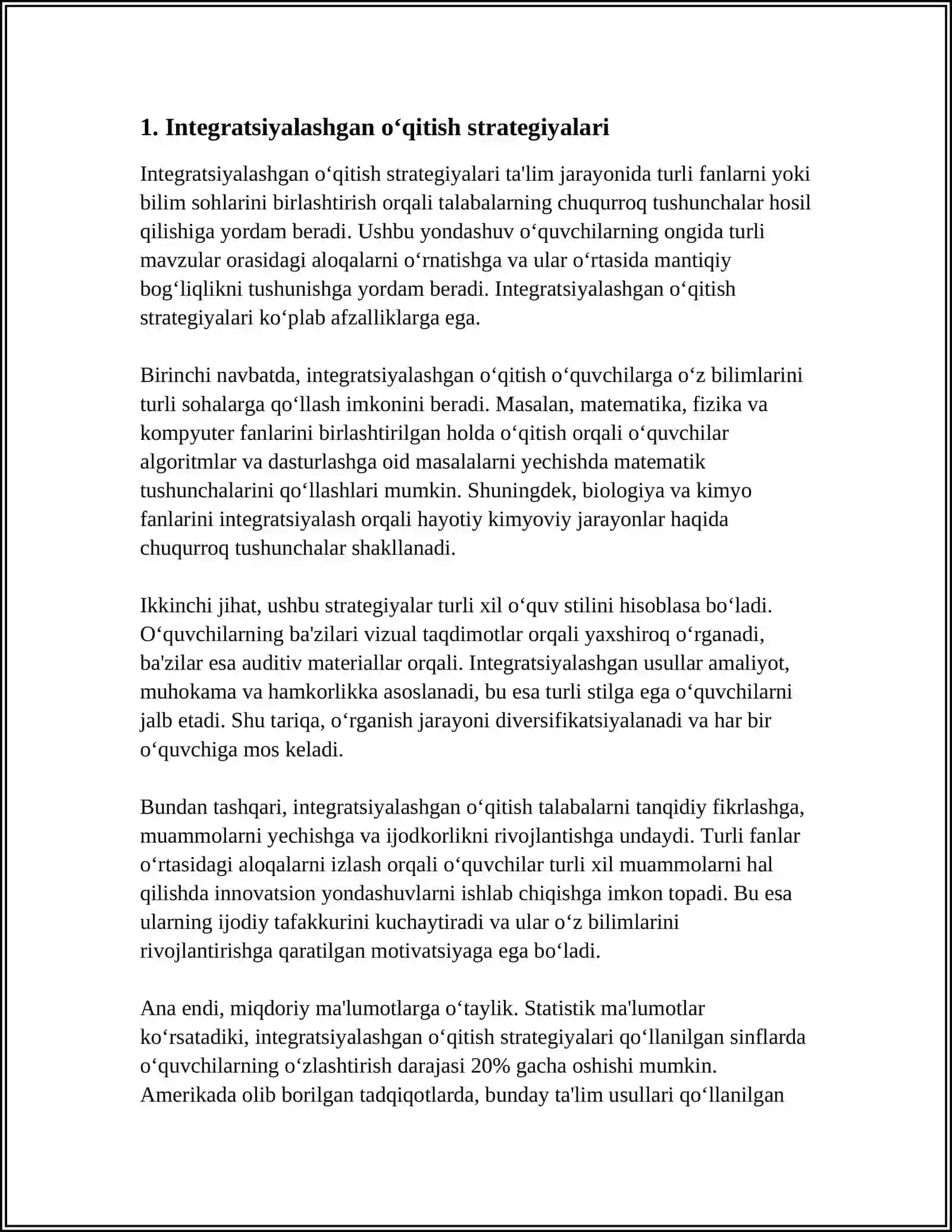 INRERFAOL USULLARNI TEXNOLOGIYA DARSLARIDA FOYDALANISH USULLARI 3