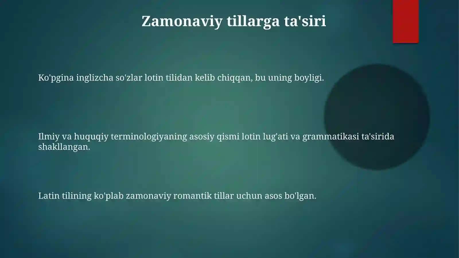 Lotin tili va terminologiya 3