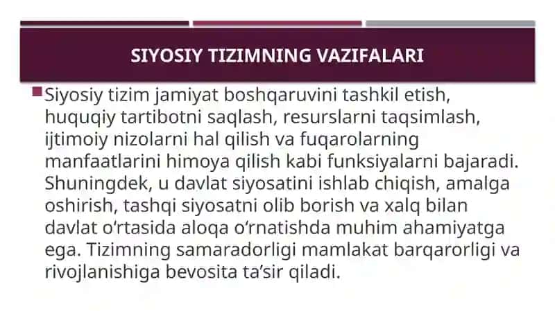 Siyosiy tizim 4