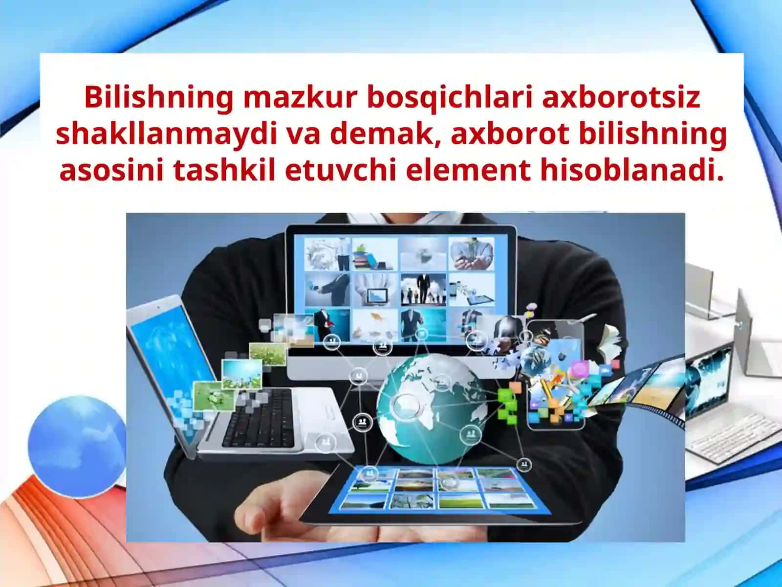 7-sinf Informatika Axborot tushunchasi va bilish haqida 4