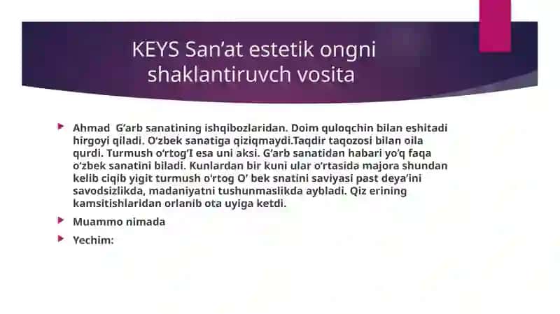 NAFOSAT FALSAFASI (ESTETIKA) 4