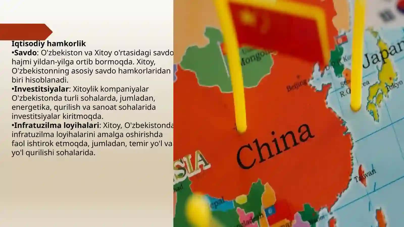 O‘ZBEKISTON – XITOY MUNOSABATLARI 2026 YIL 4