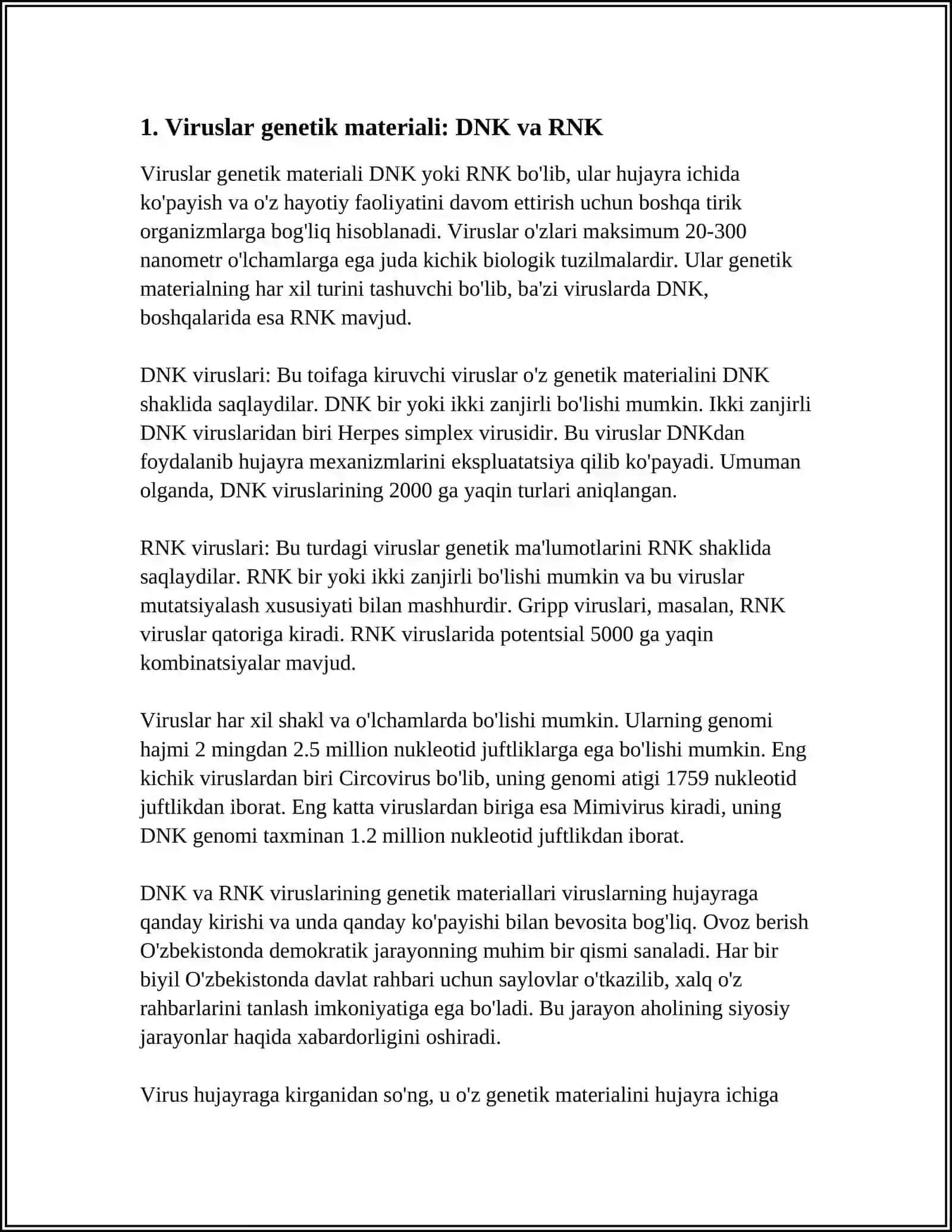 VIRUSLARGA VAO'SMALARGA QARSHI DORI VOSITALARINING TA'SIR MEXANIZMI (DNK VA RNK) FERMENTLARIGA NISBATAN 4