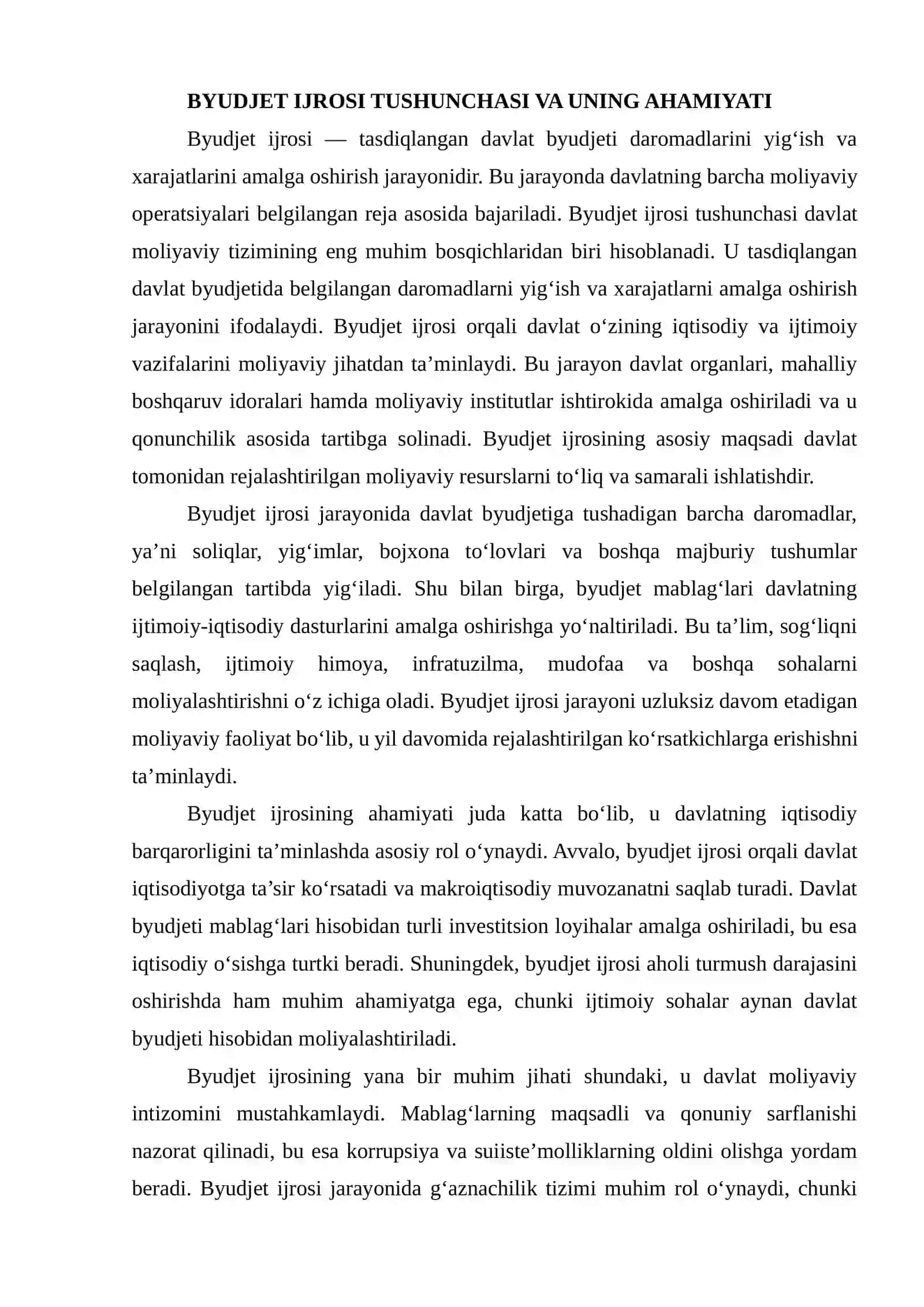 Byudjet Ijrosini Nazorat Qilish 4