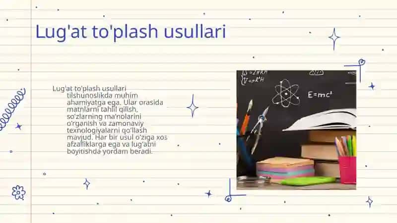 Tilshunoslikda Lug'atlarni Toplash va Tartiblash 4