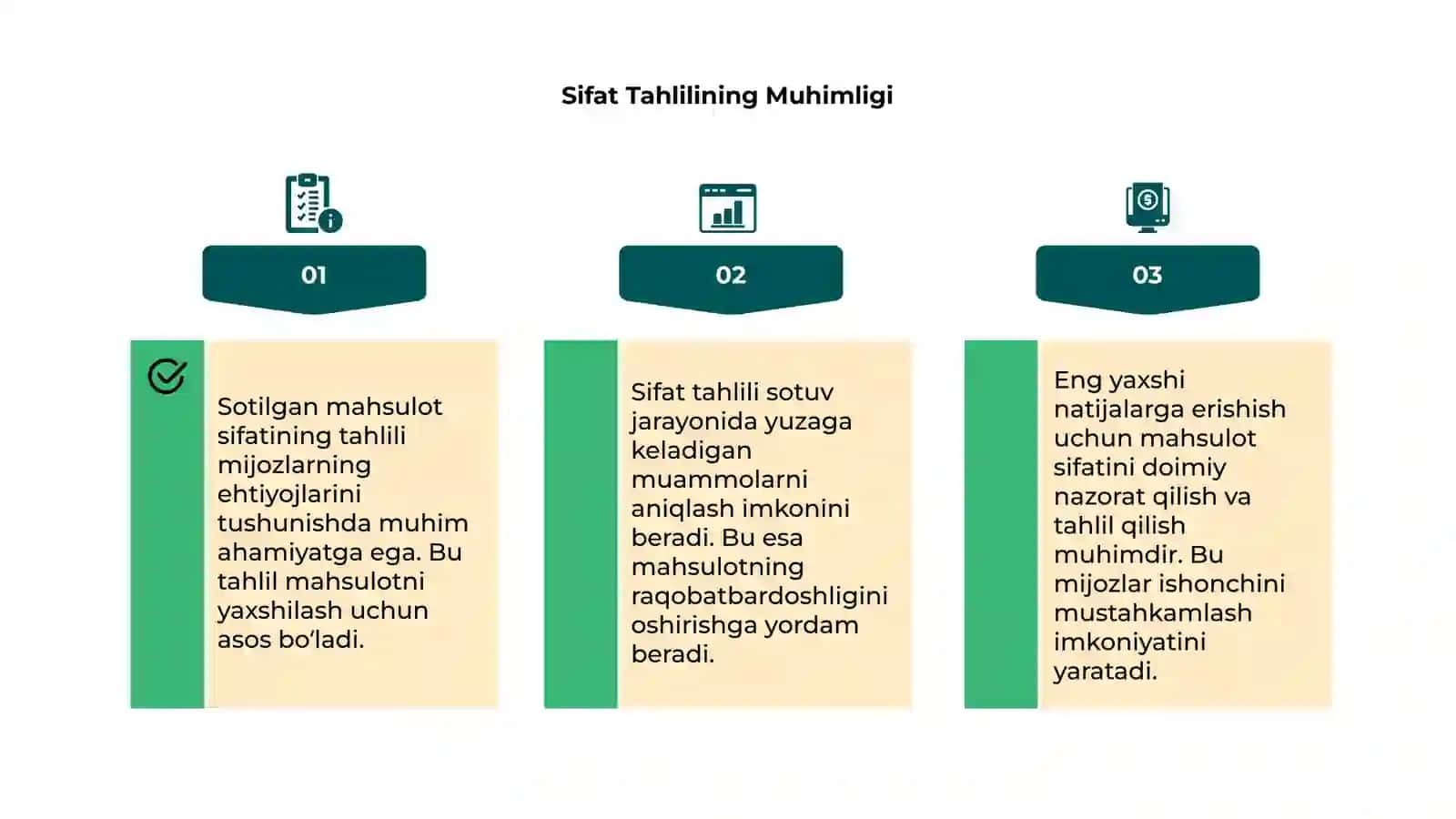 Sotilgan mahsulot sifatining tahlili 4